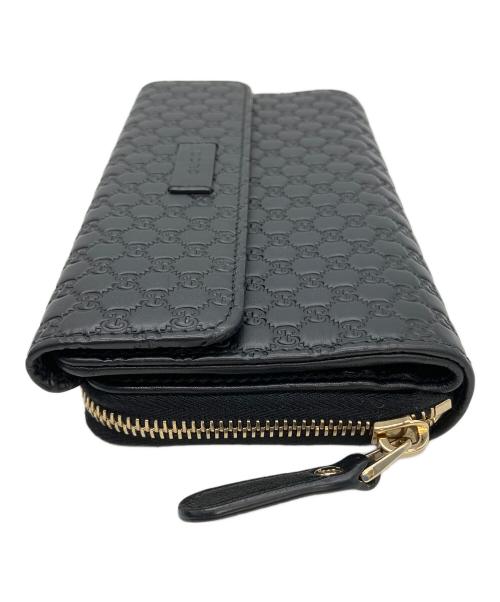 GUCCI（グッチ）GUCCI (グッチ) 長財布 ブラックの古着・服飾アイテム