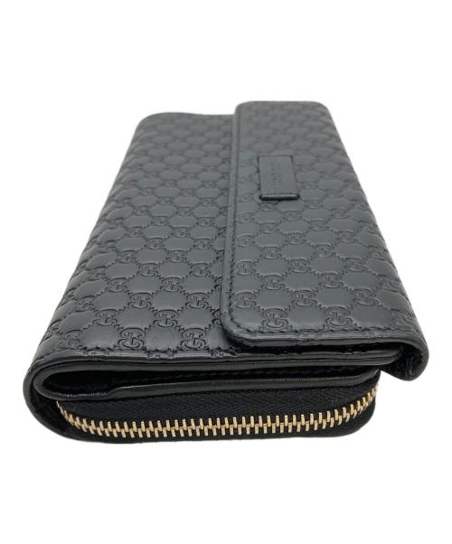 GUCCI（グッチ）GUCCI (グッチ) 長財布 ブラックの古着・服飾アイテム