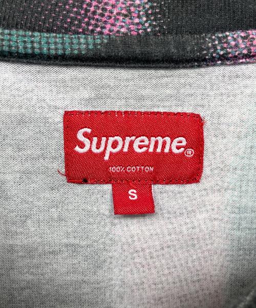 SUPREME（シュプリーム）Supreme (シュプリーム) Half Tone L/S 21ss ブラック×ピンク サイズ:Sの古着・服飾アイテム