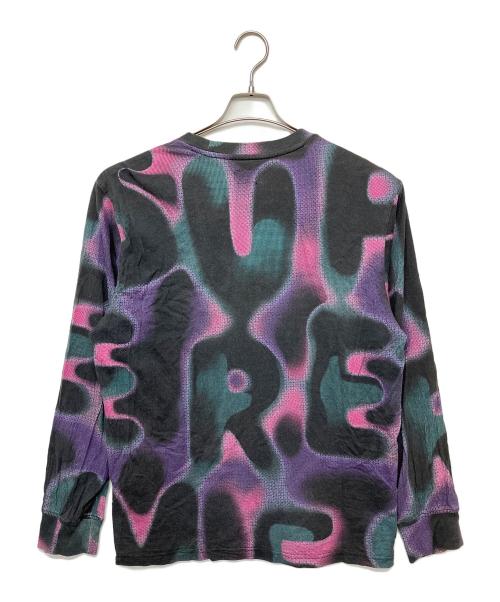 SUPREME（シュプリーム）Supreme (シュプリーム) Half Tone L/S 21ss ブラック×ピンク サイズ:Sの古着・服飾アイテム