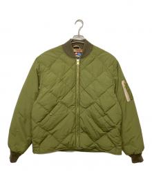 Eddie Bauer×AVIREX（エディーバウアー×アヴィレックス）の古着「9402245　ダウンジャケット」｜カーキ