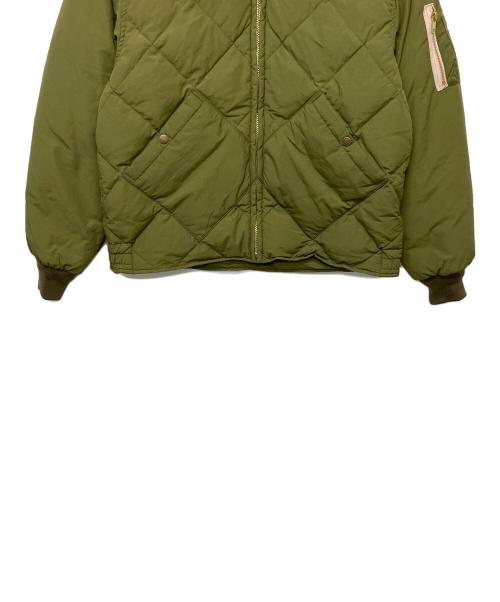 Eddie Bauer（エディーバウアー）Eddie Bauer (エディーバウアー) AVIREX (アヴィレックス) 9402245　ダウンジャケット カーキ サイズ:Lの古着・服飾アイテム