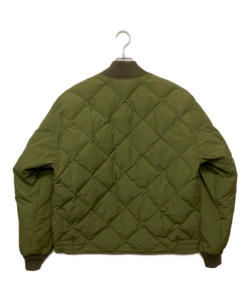 Eddie Bauer（エディーバウアー）Eddie Bauer (エディーバウアー) AVIREX (アヴィレックス) 9402245　ダウンジャケット カーキ サイズ:Lの古着・服飾アイテム