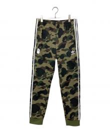 adidas×A BATHING APE（アディダス×アベイシングエイプ）の古着「DP0187　BAPE TRACK PANT」｜オリーブ