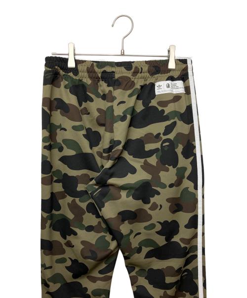 adidas（アディダス）adidas (アディダス) A BATHING APE (アベイシングエイプ) DP0187　BAPE TRACK PANT オリーブ サイズ:Oの古着・服飾アイテム