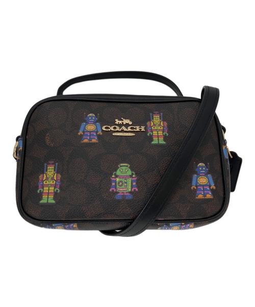 COACH（コーチ）COACH (コーチ) CW348　コズミック コーチ ミニ ジェイミー カメラ バッグ　ショルダーバッグ ブラウンの古着・服飾アイテム
