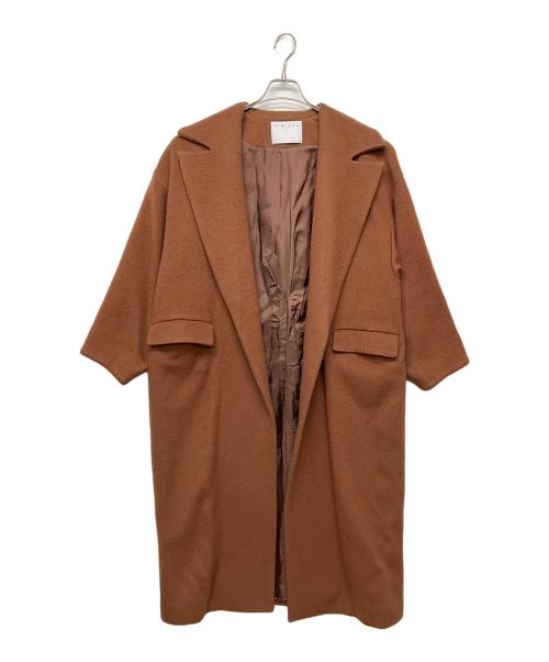 RIM.ARK（リムアーク）RIM.ARK (リムアーク) 460DAL30-0290　ウールコート ブラウン サイズ:38の古着・服飾アイテム