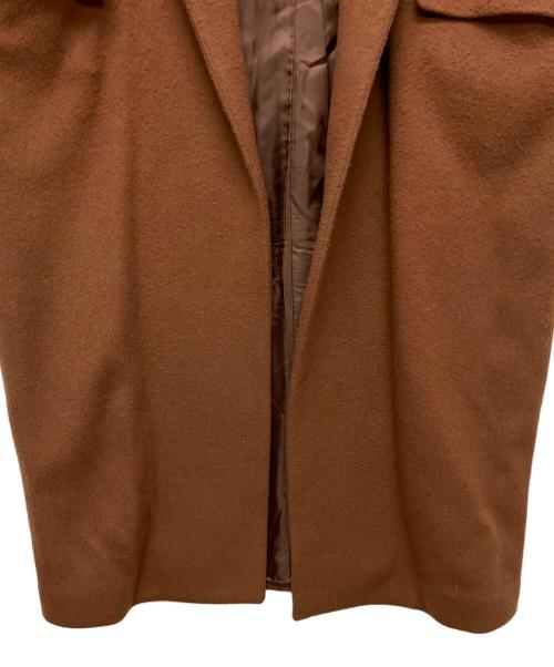 RIM.ARK（リムアーク）RIM.ARK (リムアーク) 460DAL30-0290　ウールコート ブラウン サイズ:38の古着・服飾アイテム