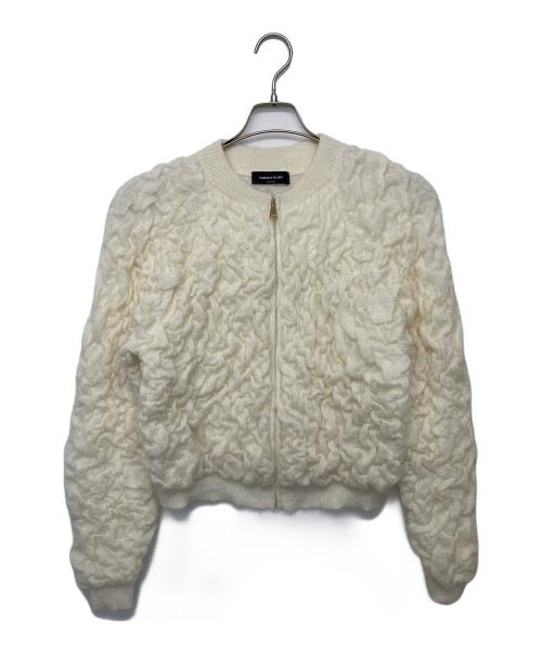 Fabiana Filippi（ファビアナフィリッピ）Fabiana Filippi (ファビアナフィリッピ) ニットジャケット ホワイト サイズ:XSの古着・服飾アイテム