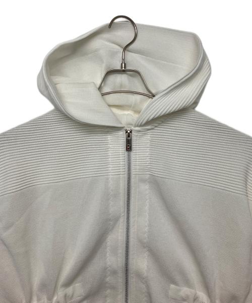 CFCL（シーエフシーエル）CFCL (シーエフシーエル) TC MILAN CROPPED HOODIE JACKET ホワイト サイズ:L 未使用品の古着・服飾アイテム