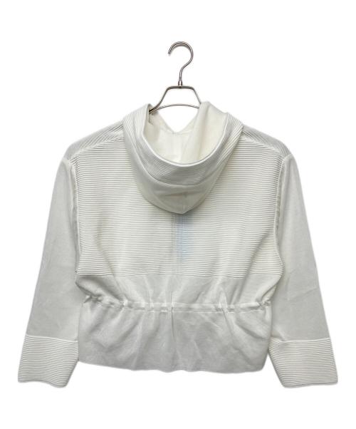 CFCL（シーエフシーエル）CFCL (シーエフシーエル) TC MILAN CROPPED HOODIE JACKET ホワイト サイズ:L 未使用品の古着・服飾アイテム