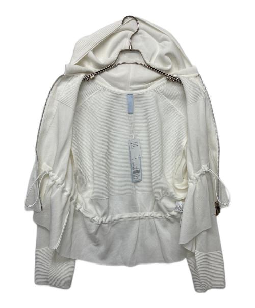 CFCL（シーエフシーエル）CFCL (シーエフシーエル) TC MILAN CROPPED HOODIE JACKET ホワイト サイズ:L 未使用品の古着・服飾アイテム
