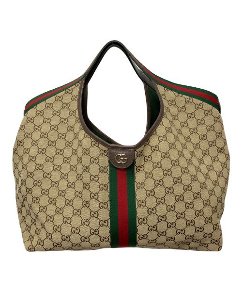 GUCCI（グッチ）GUCCI (グッチ) 853971 トートバッグ アイボリーの古着・服飾アイテム