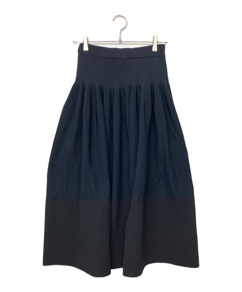 CFCL（シーエフシーエル）CFCL (シーエフシーエル) RIVULET SKIRT 6S　ニットスカート ブラック サイズ:S 未使用品の古着・服飾アイテム
