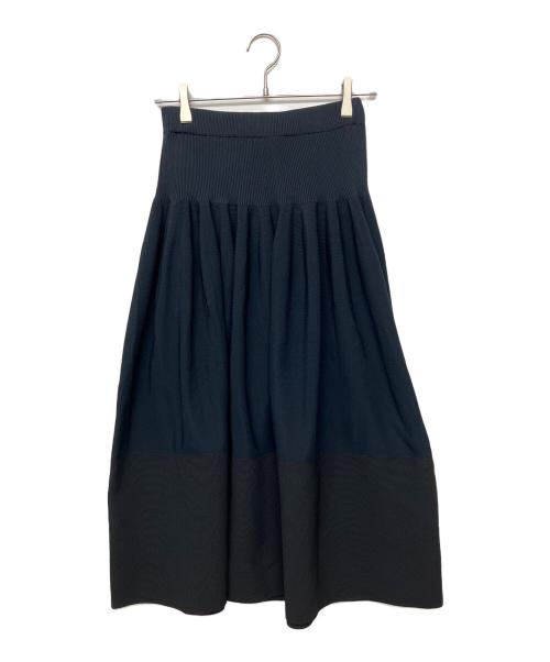 CFCL（シーエフシーエル）CFCL (シーエフシーエル) RIVULET SKIRT 6S　ニットスカート ブラック サイズ:S 未使用品の古着・服飾アイテム