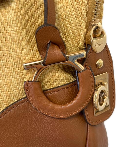 Salvatore Ferragamo（サルヴァトーレ フェラガモ）Salvatore Ferragamo (サルヴァトーレ フェラガモ) ab-21B936 ハンドバッグの古着・服飾アイテム
