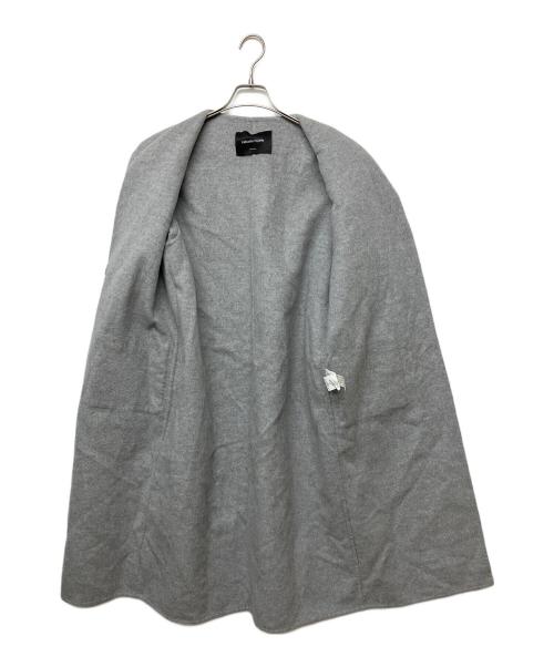 Fabiana Filippi（ファビアナフィリッピ）Fabiana Filippi (ファビアナフィリッピ) フォックスファー付きコート グレー サイズ:USA XXSの古着・服飾アイテム