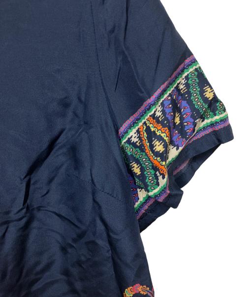 ETRO（エトロ）ETRO (エトロ) wrha0562　半袖ワンピース ネイビー サイズ:40 未使用品の古着・服飾アイテム