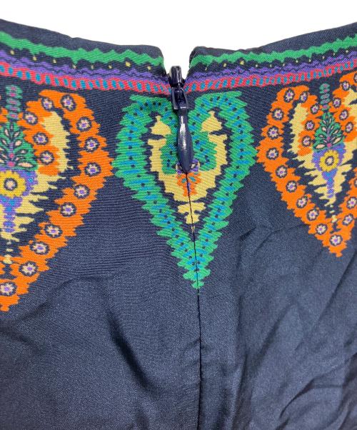 ETRO（エトロ）ETRO (エトロ) wrha0562　半袖ワンピース ネイビー サイズ:40 未使用品の古着・服飾アイテム
