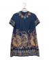 ETRO（エトロ）の古着「wrha0562　半袖ワンピース」｜ネイビー