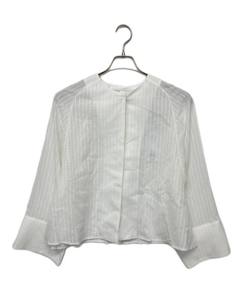 ADORE（アドーア）ADORE (アドーア) 531-6150541　ブリージーレノクロスJK ホワイト サイズ:M 未使用品の古着・服飾アイテム