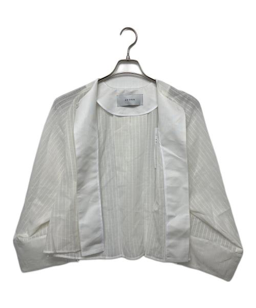 ADORE（アドーア）ADORE (アドーア) 531-6150541　ブリージーレノクロスJK ホワイト サイズ:M 未使用品の古着・服飾アイテム