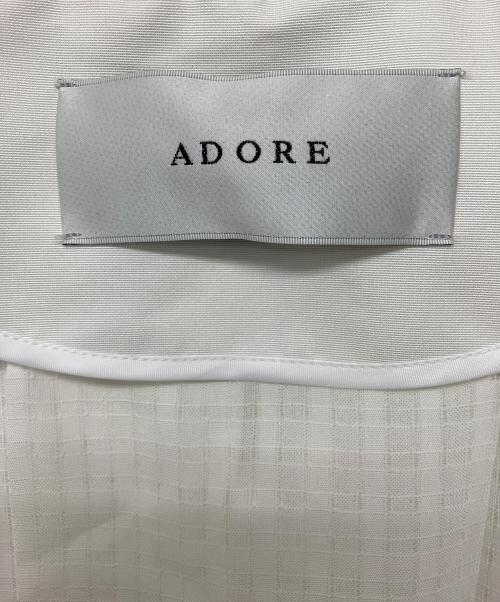 ADORE（アドーア）ADORE (アドーア) 531-6150541　ブリージーレノクロスJK ホワイト サイズ:M 未使用品の古着・服飾アイテム