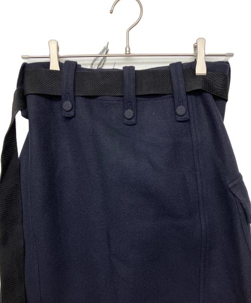 PLAN C（プランシー）Plan C (プランシー) ウールスカート ネイビー サイズ:M 未使用品の古着・服飾アイテム