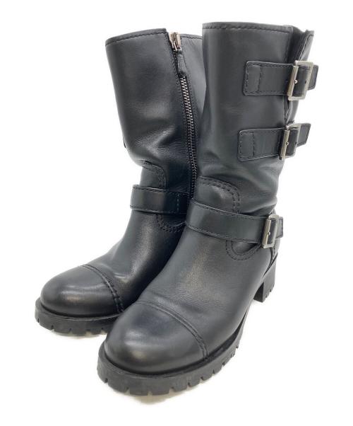 PRADA SPORTS（プラダスポーツ）PRADA SPORTS (プラダスポーツ) 3U5914　エンジニアブーツ ブラック サイズ:38の古着・服飾アイテム