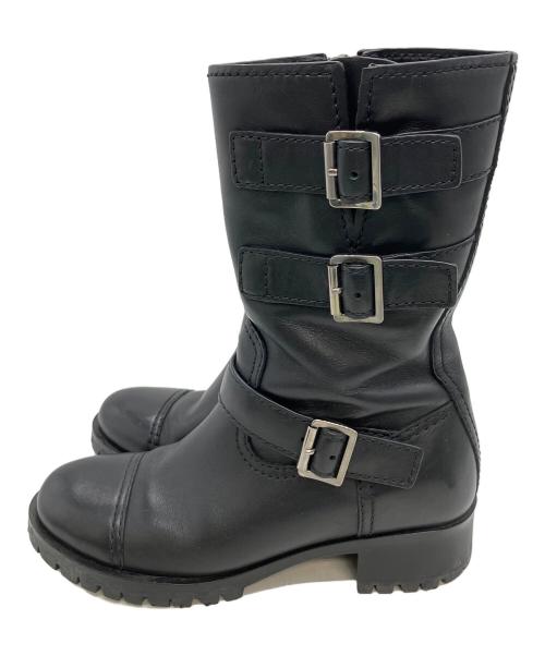 PRADA SPORTS（プラダスポーツ）PRADA SPORTS (プラダスポーツ) 3U5914　エンジニアブーツ ブラック サイズ:38の古着・服飾アイテム