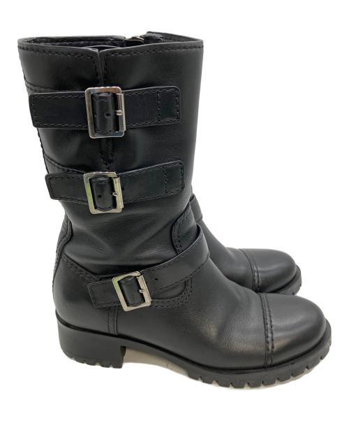 PRADA SPORTS（プラダスポーツ）PRADA SPORTS (プラダスポーツ) 3U5914　エンジニアブーツ ブラック サイズ:38の古着・服飾アイテム