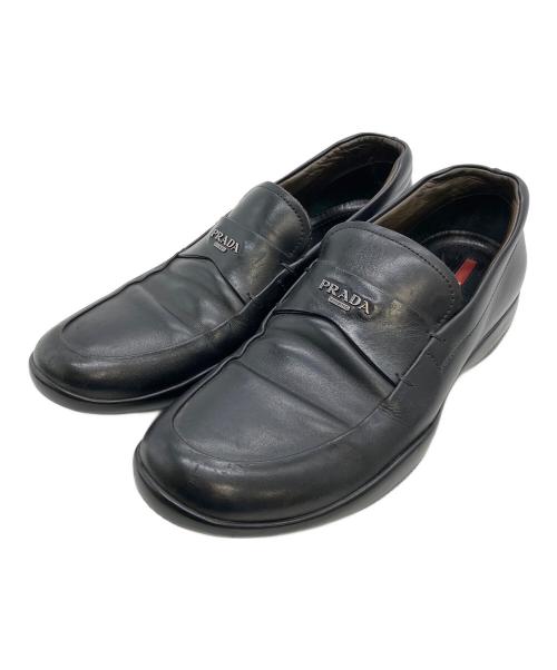PRADA（プラダ）PRADA (プラダ) ローファー ブラック サイズ:５の古着・服飾アイテム