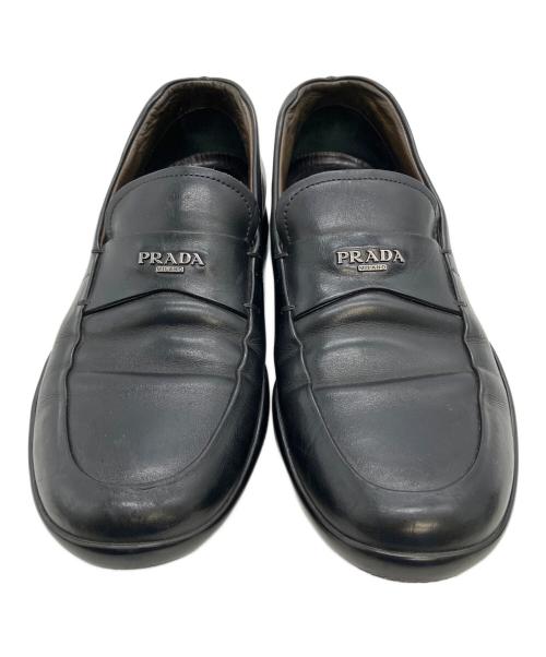 PRADA（プラダ）PRADA (プラダ) ローファー ブラック サイズ:５の古着・服飾アイテム