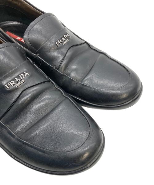 PRADA（プラダ）PRADA (プラダ) ローファー ブラック サイズ:５の古着・服飾アイテム
