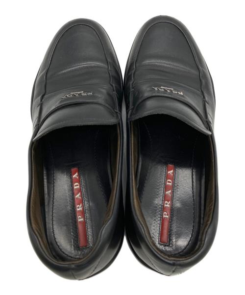PRADA（プラダ）PRADA (プラダ) ローファー ブラック サイズ:５の古着・服飾アイテム