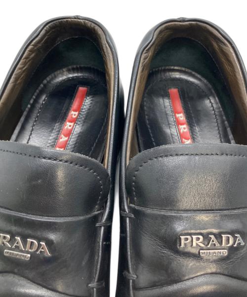 PRADA（プラダ）PRADA (プラダ) ローファー ブラック サイズ:５の古着・服飾アイテム