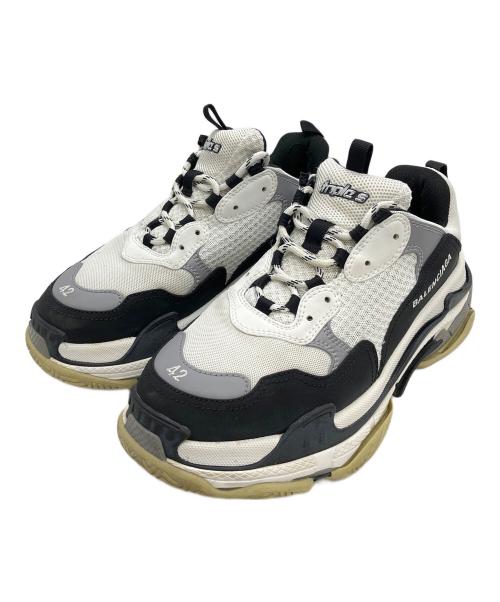 BALENCIAGA（バレンシアガ）BALENCIAGA (バレンシアガ) 536737 TRIPLE S スニーカー ホワイト サイズ:27.5cmの古着・服飾アイテム