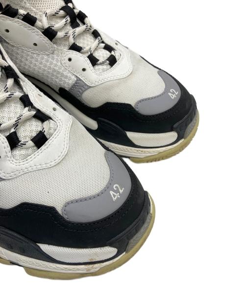 BALENCIAGA（バレンシアガ）BALENCIAGA (バレンシアガ) 536737 TRIPLE S スニーカー ホワイト サイズ:27.5cmの古着・服飾アイテム