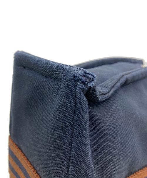HERMES（エルメス）HERMES (エルメス) フールトゥPM　ハンドバッグ ネイビー×ブラウンの古着・服飾アイテム