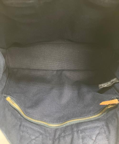 HERMES（エルメス）HERMES (エルメス) フールトゥPM　ハンドバッグ ネイビー×ブラウンの古着・服飾アイテム