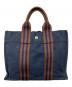 HERMES（エルメス）の古着「フールトゥPM　ハンドバッグ」｜ネイビー×ブラウン