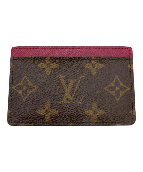 LOUIS VUITTON（ルイ ヴィトン）LOUIS VUITTON (ルイ ヴィトン) カードケース ブラウンの古着・服飾アイテム