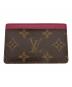 LOUIS VUITTON (ルイ ヴィトン) カードケース ブラウン：22000円