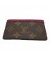中古・古着 LOUIS VUITTON (ルイ ヴィトン) カードケース ブラウン：22000円