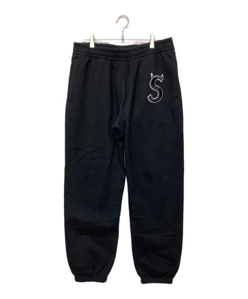 SUPREME（シュプリーム）Supreme (シュプリーム) S Logo Sweatpant　スウェットパンツ ブラック サイズ:Lの古着・服飾アイテム