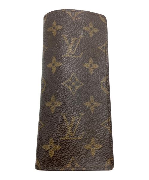LOUIS VUITTON（ルイ ヴィトン）LOUIS VUITTON (ルイ ヴィトン) M62962 モノグラム エテュイ・リネット・サーンプル メガネケース ブラウンの古着・服飾アイテム