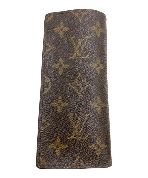 LOUIS VUITTON（ルイ ヴィトン）LOUIS VUITTON (ルイ ヴィトン) M62962 モノグラム エテュイ・リネット・サーンプル メガネケース ブラウンの古着・服飾アイテム