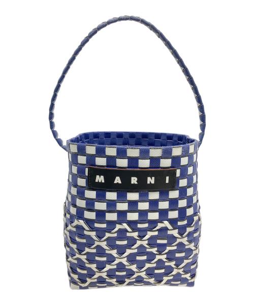 MARNI（マルニ）MARNI (マルニ) オーバルバスケットミニ ブルーの古着・服飾アイテム