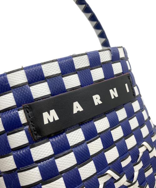 MARNI（マルニ）MARNI (マルニ) オーバルバスケットミニ ブルーの古着・服飾アイテム