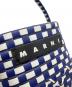 中古・古着 MARNI (マルニ) オーバルバスケットミニ ブルー：11000円